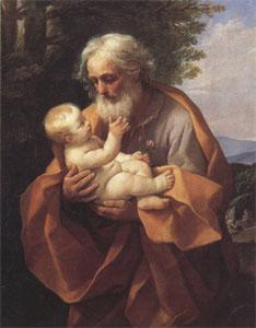 Guido Reni Joseph with the christ child in His Arms (san 05) oil painting image